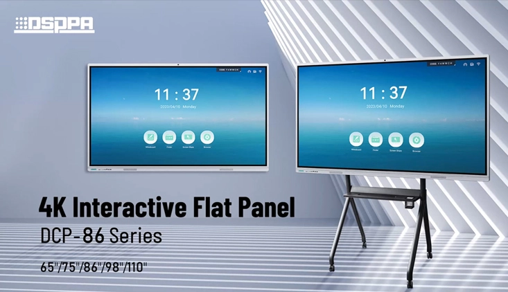 dsppa 4k interactive flat panel dcp 86 series