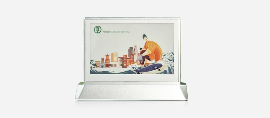 WiFi Ink Screen Nameplate with Six Colors - 翻译中...