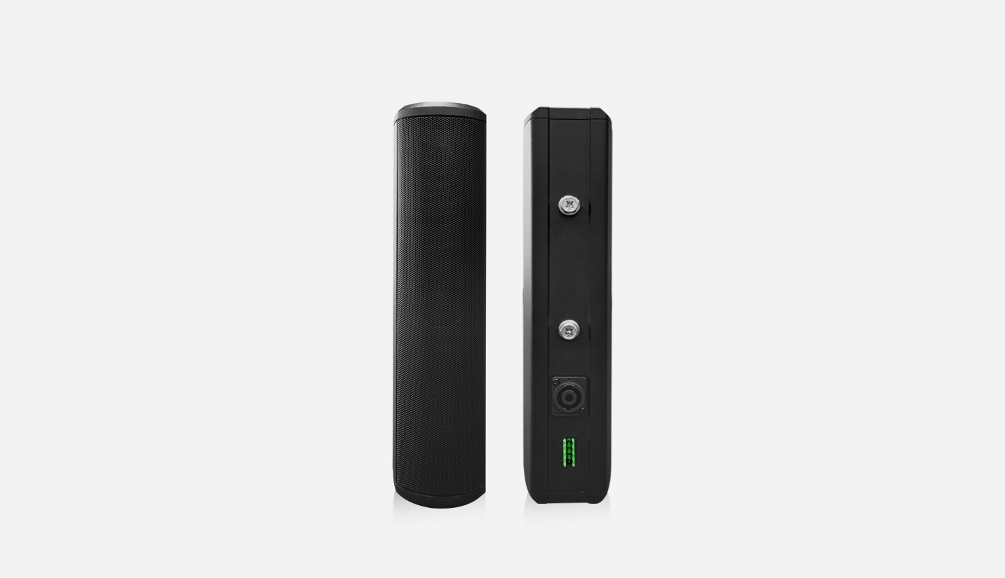 50W Professional Conference Column Speaker with Racetrack Driver Design - 翻译中...