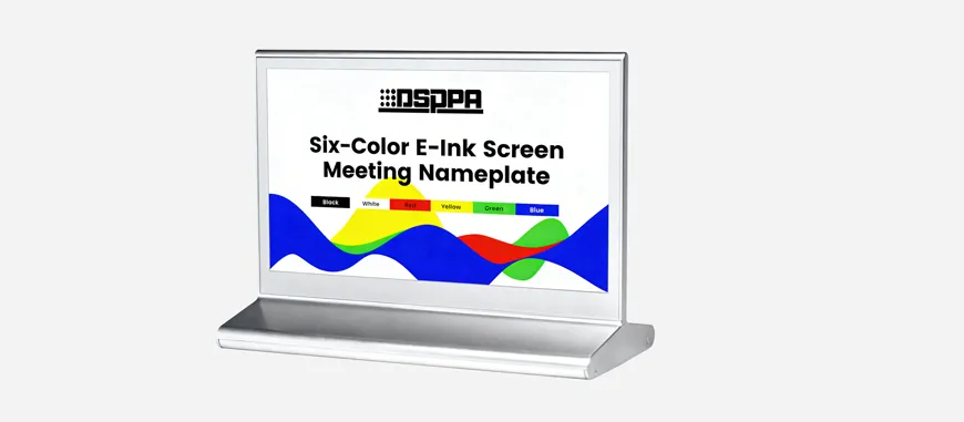 7.3 Inch Double-Sided Six Color E-Ink Screen Meeting Nameplate - 翻译中...
